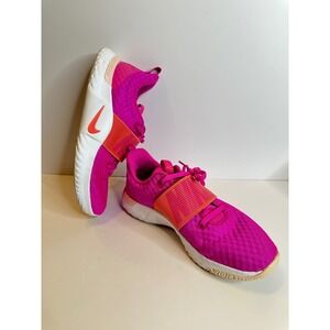 Nike Renew‎ Running Shoes Pink Orange Women Size 8 Athletic Sneakers AR4543-603